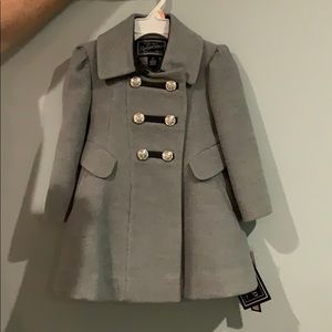 Rothschild girls gray coat and hat set - nwt - 2t
